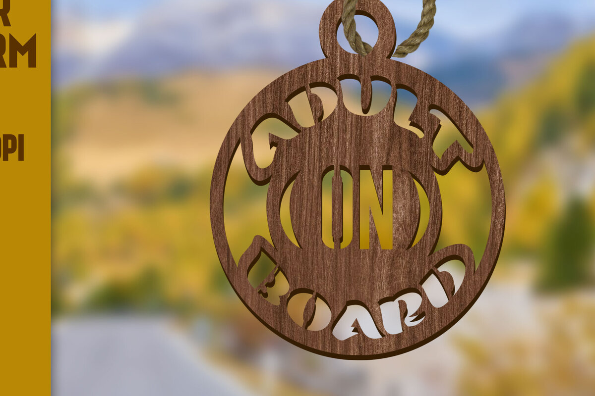 Σετ των 3 Intra απο ξύλο plywood 3mm-4mm πάχος Charms . Ξύλινα γούρια αυτοκινήτου  Δίασταση 4x4 cm INTRAFABR-81500307