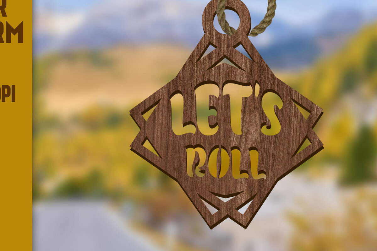 Σετ των 3 Intra απο ξύλο plywood 3mm-4mm πάχος Charms . Ξύλινα γούρια αυτοκινήτου  Δίασταση 4x4 cm INTRAFABR-81724541