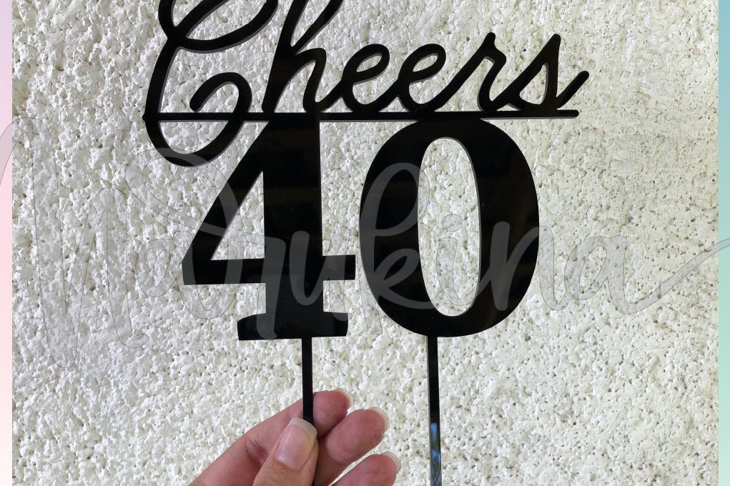 Σετ των 2 Intra απο ξύλο plywood 3mm-4mm πάχος ΤΟΥΠΕΡ ΤΟΥΡΤΩΝ CHEERS 40 Δίασταση 15x15 cm INTRAFABR-37129052