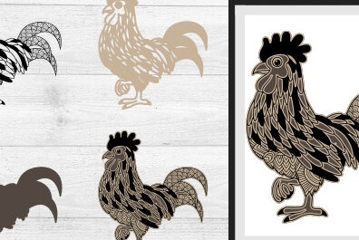 Intra απο ξύλο plywood 3mm-4mm πάχος Κοτόπουλο Δίασταση 30x20 cm INTRAFABR-30272515