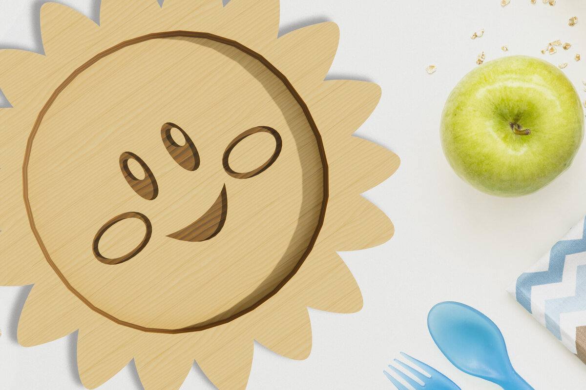 Intra απο ξύλο plywood 3mm-4mm πάχος Παιδική πλάκα κοπής με λέιζερ Δίασταση 30x20 cm INTRAFABR-78787024