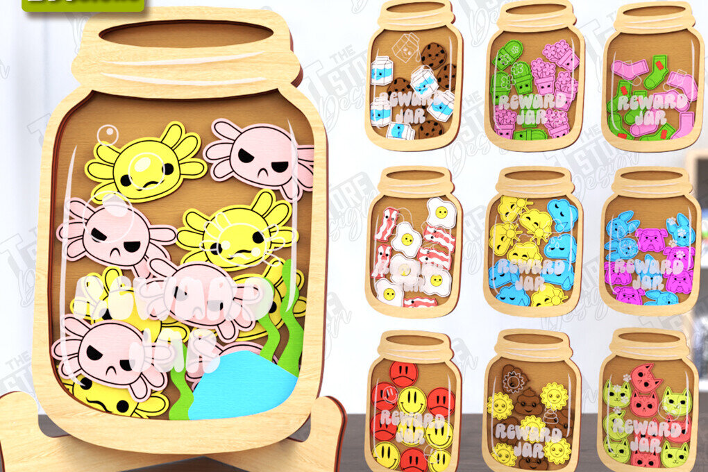 Σετ των 2 Intra απο ξύλο plywood 3mm-4mm πάχος κοπής με λέιζερ παιδικής ανταμοιβής Δίασταση 15x15 cm INTRAFABR-120637407