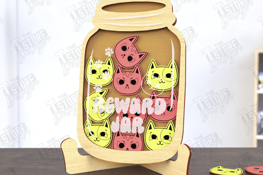 Σετ των 2 Intra απο ξύλο plywood 3mm-4mm πάχος παιδικής επιβράβευσης | CNC Δίασταση 15x15 cm INTRAFABR-120424121