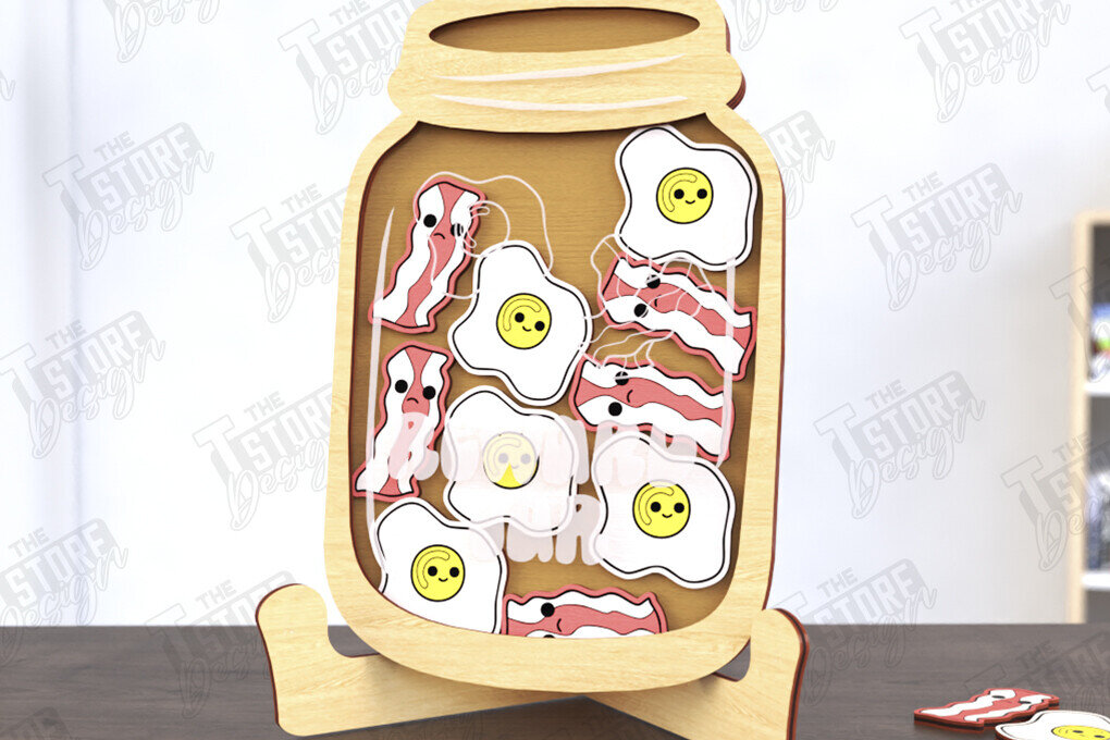 Σετ των 2 Intra απο ξύλο plywood 3mm-4mm πάχος παιδικής επιβράβευσης | CNC Δίασταση 15x15 cm INTRAFABR-120424122