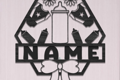 Intra απο ξύλο plywood 3mm-4mm πάχος Διακόσμηση Παιδικού Δωματίου Όνομα Πινακίδα Δίασταση 30x20 cm INTRAFABR-72636166