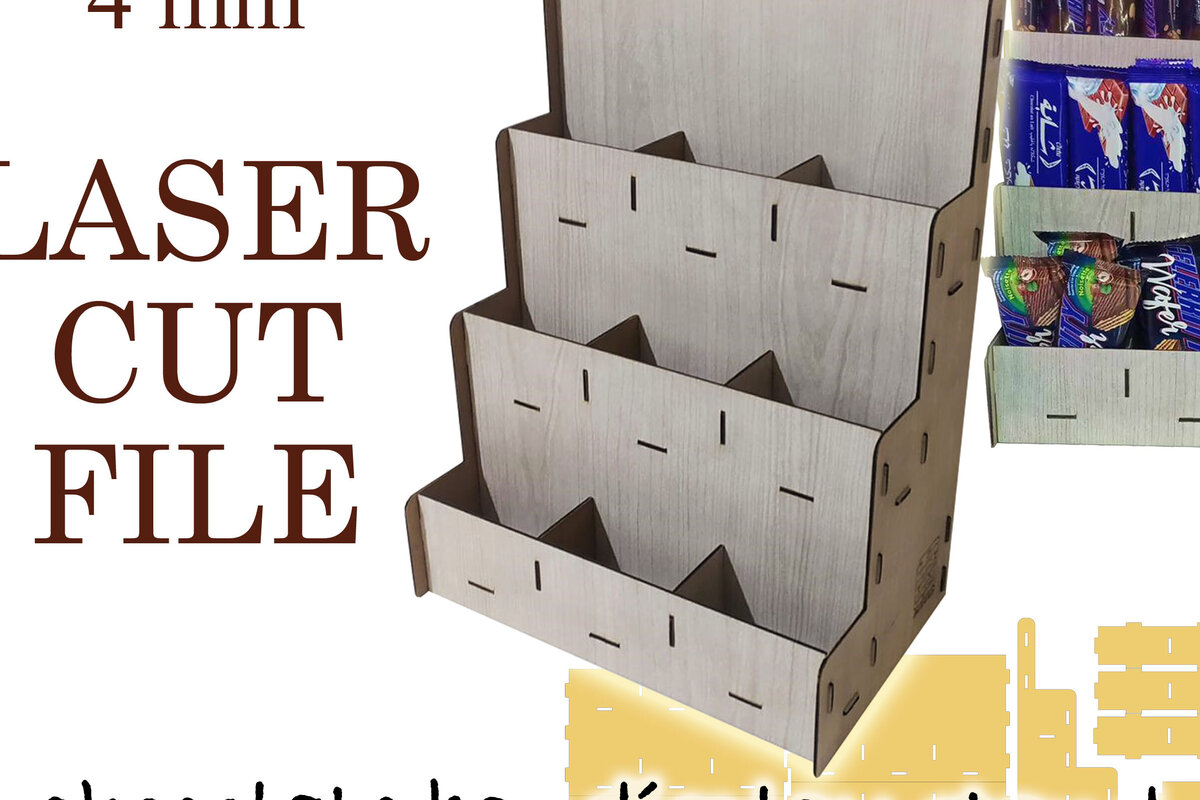 Intra απο ξύλο plywood 3mm-4mm πάχος Βάση οθόνης σοκολάτας Δίασταση 30x20 cm INTRAFABR-107962608