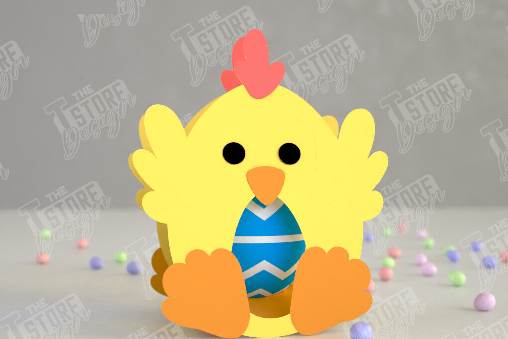 Σετ των 2 Intra απο ξύλο plywood 3mm-4mm πάχος Σοκολατένια Αυγοθήκη | Χάρτινη Αυγοθήκη Δίασταση 15x15 cm INTRAFABR-117881211