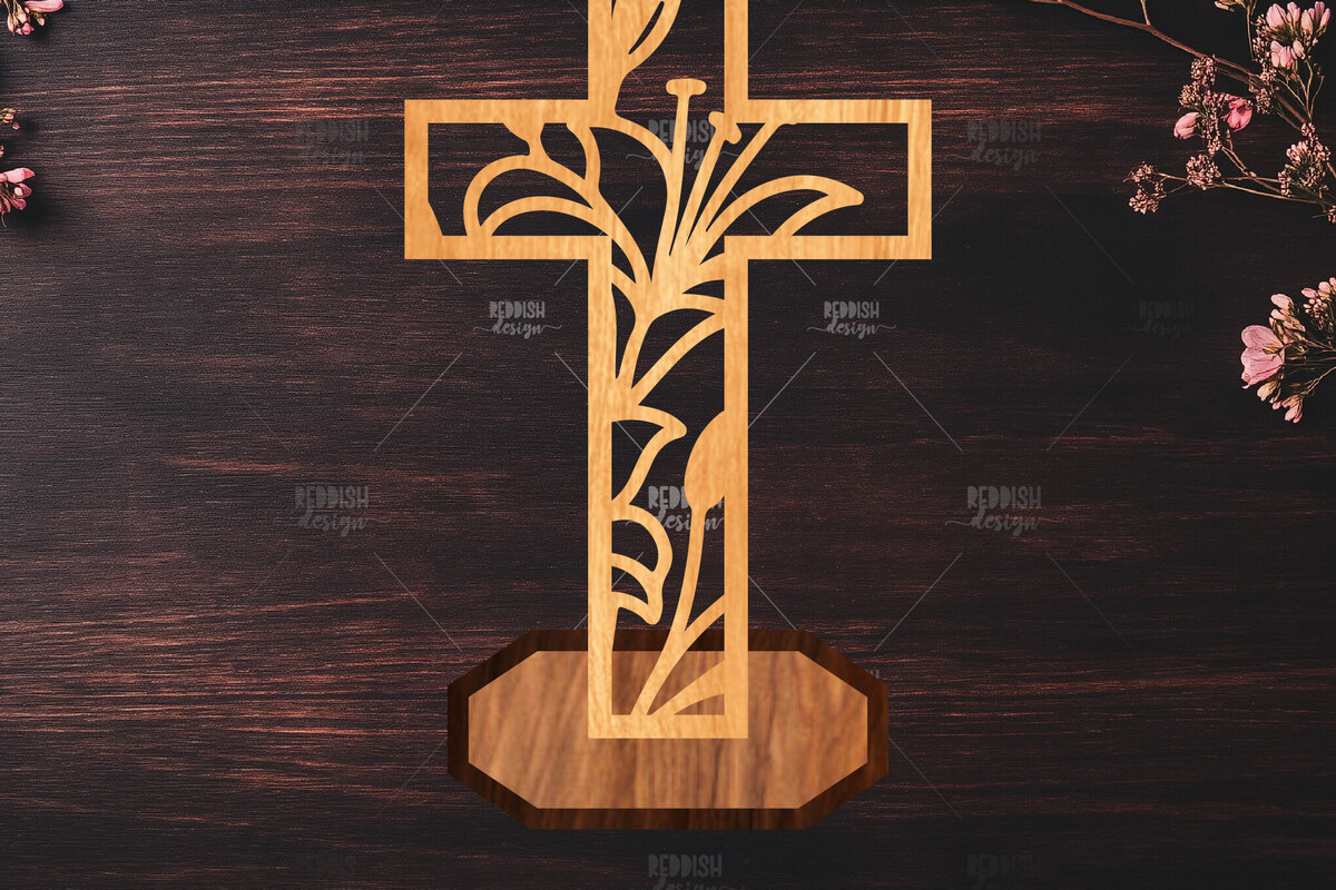 Σετ των 3 Intra απο ξύλο plywood 3mm-4mm πάχος Χριστιανικός Σταυρός Διακόσμηση σπιτιού Δίασταση 15x15 cm INTRAFABR-119063712