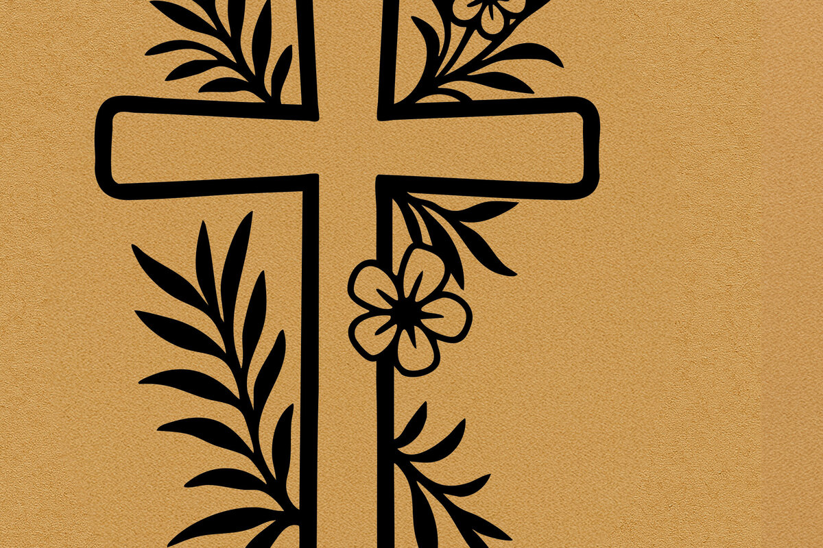 Intra απο ξύλο plywood 3mm-4mm πάχος κοπής με λέιζερ Christian Crosses Δίασταση 15x15 cm INTRAFABR-119869371