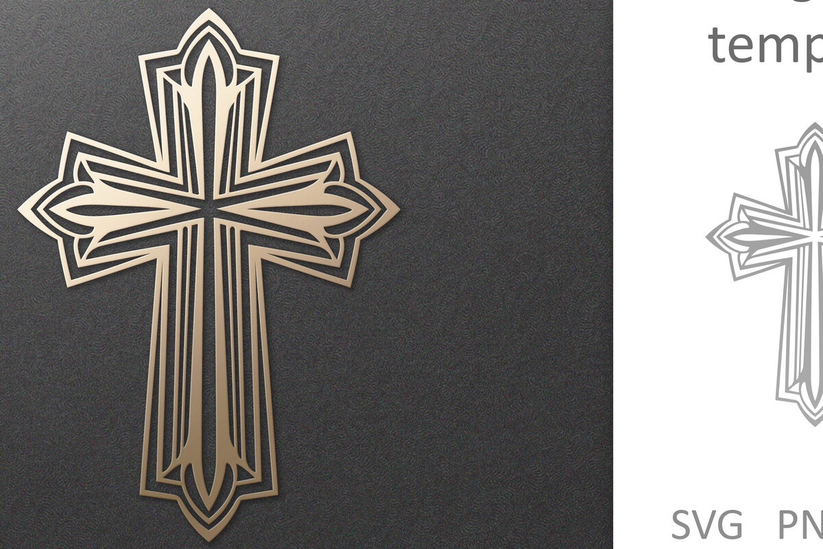 Σετ των 3 Intra απο ξύλο plywood 3mm-4mm πάχος Christian Faith Cross . Crucifix Δίασταση 7x7 cm INTRAFABR-106001417