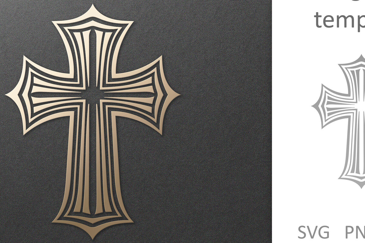 Σετ των 3 Intra απο ξύλο plywood 3mm-4mm πάχος Christian Faith Cross . Crucifix Δίασταση 7x7 cm INTRAFABR-106001264