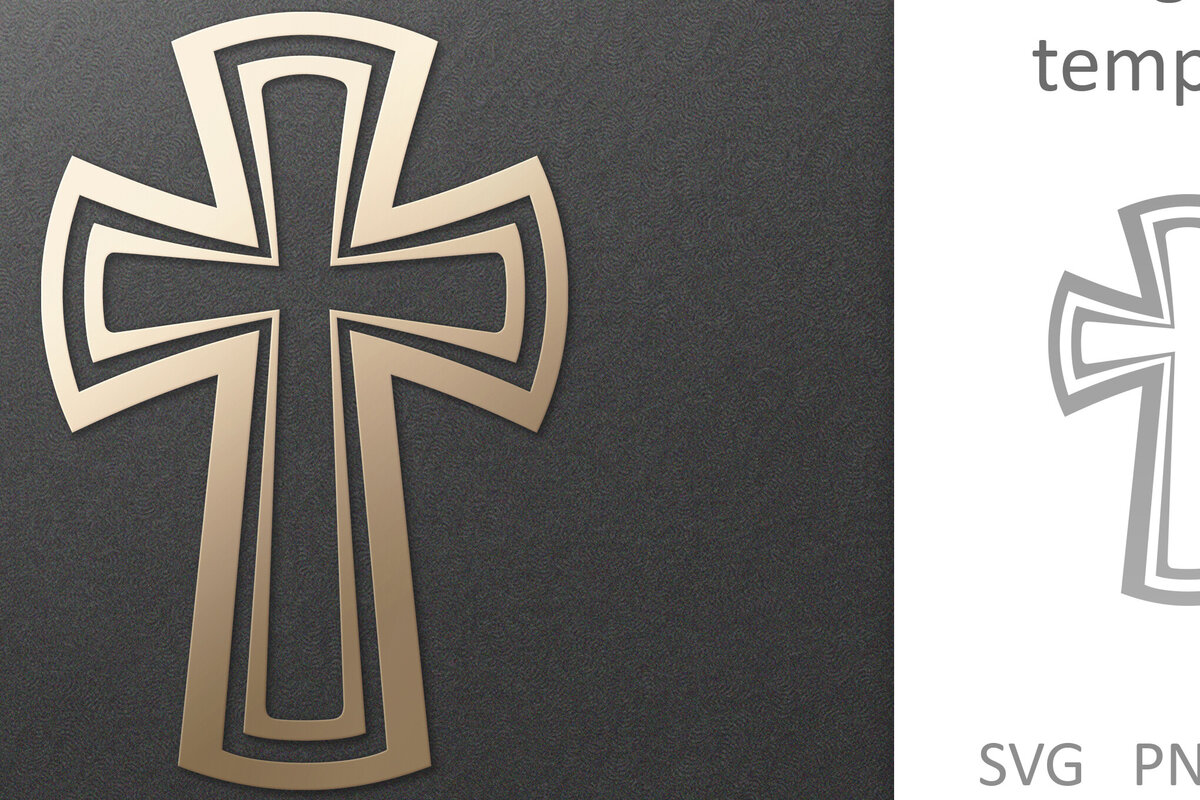 Σετ των 3 Intra απο ξύλο plywood 3mm-4mm πάχος Christian Faith Cross . Crucifix Δίασταση 7x7 cm INTRAFABR-106001338