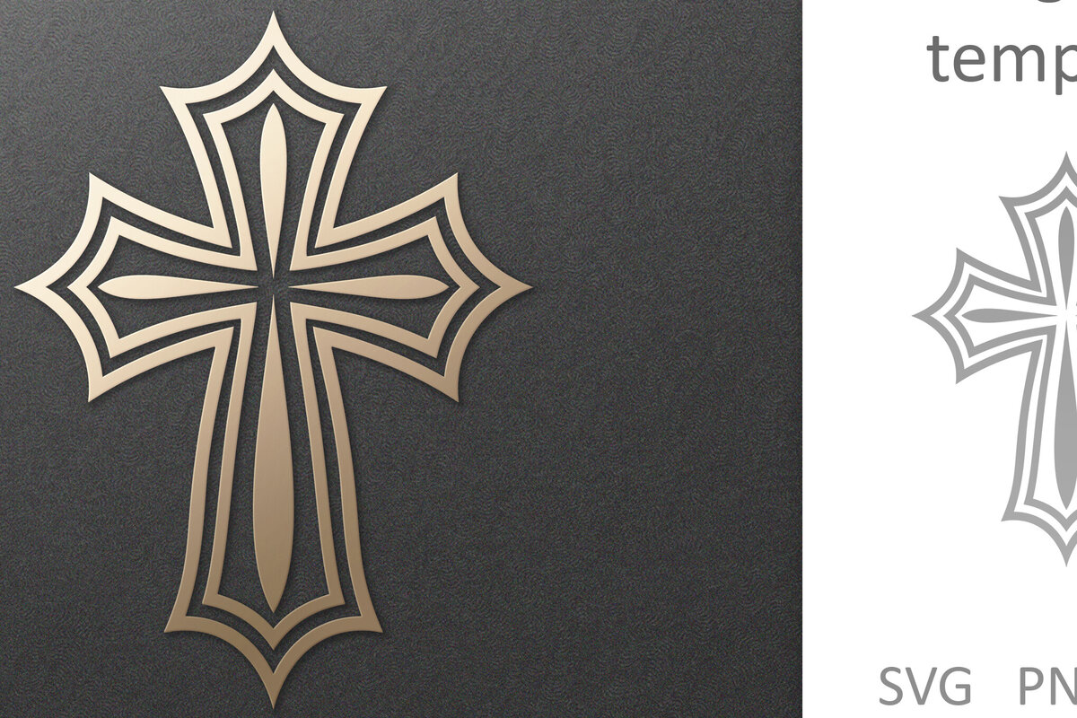 Σετ των 3 Intra απο ξύλο plywood 3mm-4mm πάχος Christian Faith Cross . Crucifix Δίασταση 7x7 cm INTRAFABR-106000881