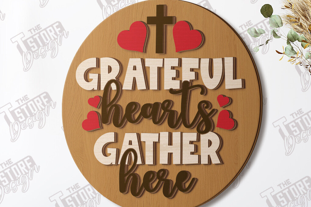 Intra απο ξύλο plywood 3mm-4mm πάχος Χριστιανική στρογγυλή πινακίδα τοίχου |CNC Δίασταση 30x20 cm INTRAFABR-120961765