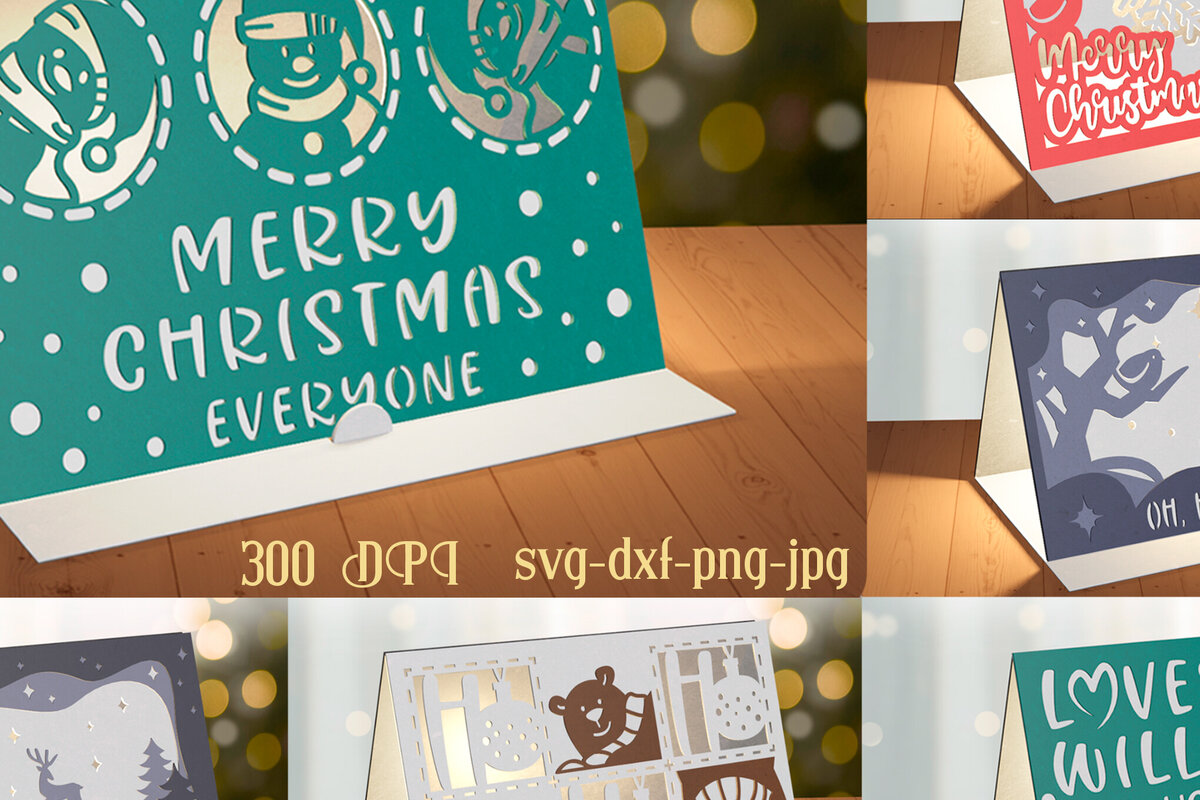 Intra απο ξύλο plywood 3mm-4mm πάχος Χριστουγεννιάτικη 3D γωνιακή δέσμη καρτών PaperCut Δίασταση 15x15 cm INTRAFABR-81240890