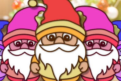 Σετ των 2 Intra απο ξύλο plywood 3mm-4mm πάχος Χριστουγεννιάτικο σχέδιο 3D Gnome Paper Cut Δίασταση 15x15 cm INTRAFABR-75896870