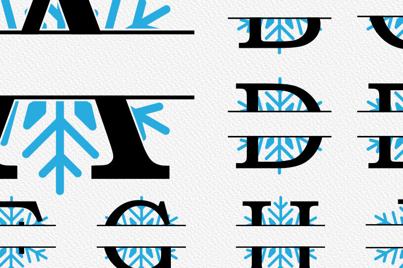 Σετ των 2 Intra απο ξύλο plywood 3mm-4mm πάχος Χριστουγεννιάτικου Αλφαβήτου Δίασταση 15x15 cm INTRAFABR-78938918