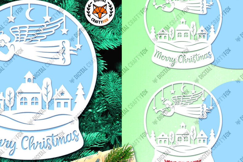 Intra απο ξύλο plywood 3mm-4mm πάχος Χριστουγεννιάτικο στολίδι Snow Globe Δίασταση 864x864 cm INTRAFABR-84072951