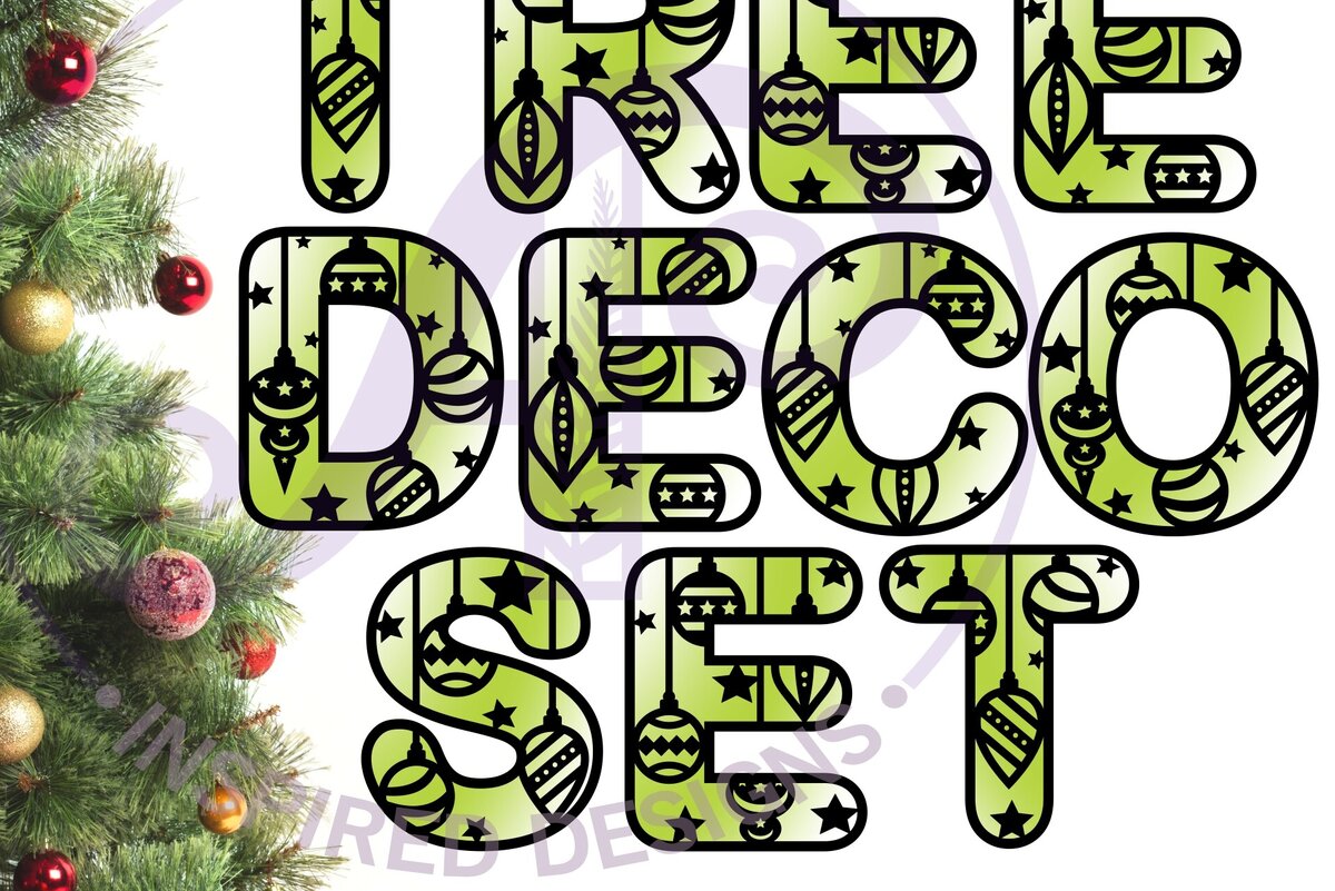 Σετ των 3 Intra απο ξύλο plywood 3mm-4mm πάχος Χριστουγεννιάτικο μπιχλιμπίδι Γράμματα Αλφάβητο 32 Δίασταση 5x5 cm INTRAFABR-79573405