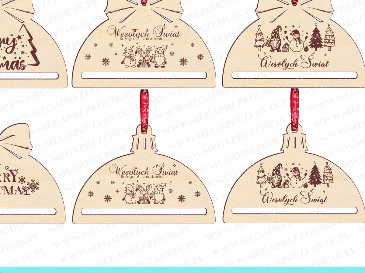 Σετ των 3 Intra απο ξύλο plywood 3mm-4mm πάχος Χριστουγεννιάτικα μπιχλιμπίδια για Macrame  Δίασταση 4x4 cm INTRAFABR-110077311