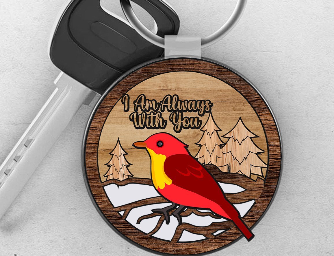 Σετ των 2 Intra απο ξύλο plywood 3mm-4mm πάχος Χριστουγεννιάτικη πινακίδα πουλιού Δίασταση 15x15 cm INTRAFABR-35304519