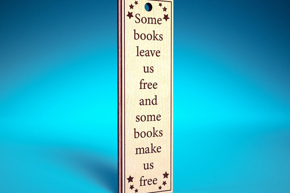 Σετ των 2 Intra απο ξύλο plywood 3mm-4mm πάχος Χριστουγεννιάτικο σελιδοδείκτη | Βιβλίο Δίασταση 15x15 cm INTRAFABR-71698072