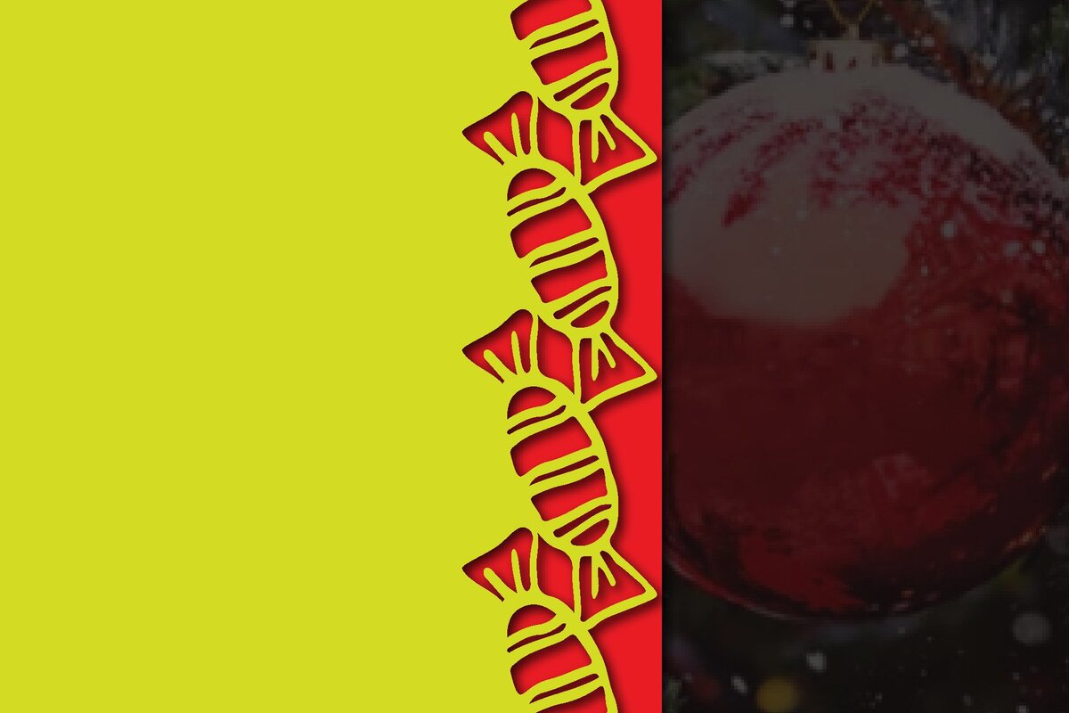 Σετ των 2 Intra απο ξύλο plywood 3mm-4mm πάχος Χριστουγεννιάτικη δωροκάρτα καραμέλας Cut Δίασταση 25x25 cm INTRAFABR-46090831