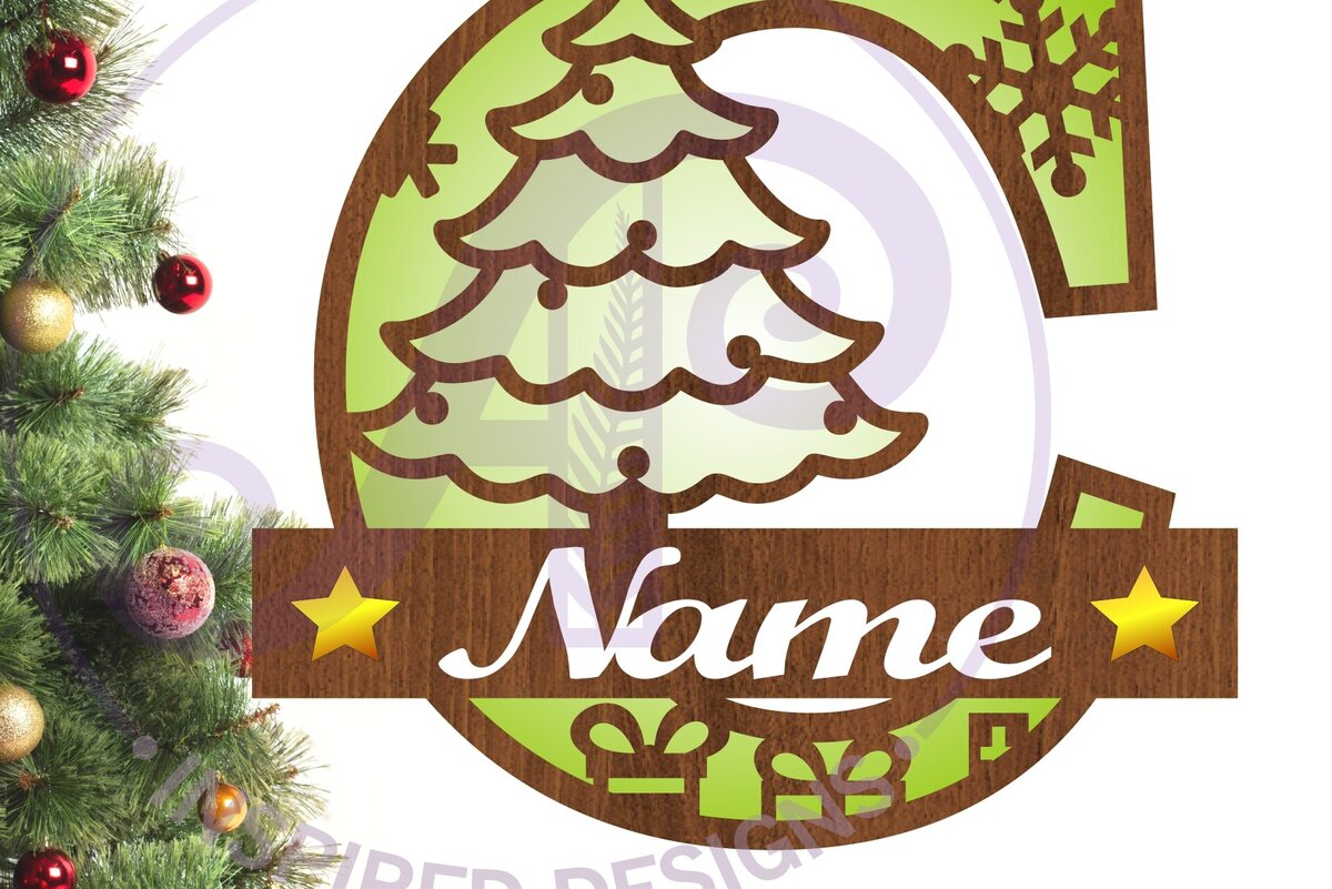 Intra απο ξύλο plywood 3mm-4mm πάχος Χριστουγεννιάτικο μονόγραμμα κεφαλαίο Γράμμα C Δίασταση 30x20 cm INTRAFABR-79721417