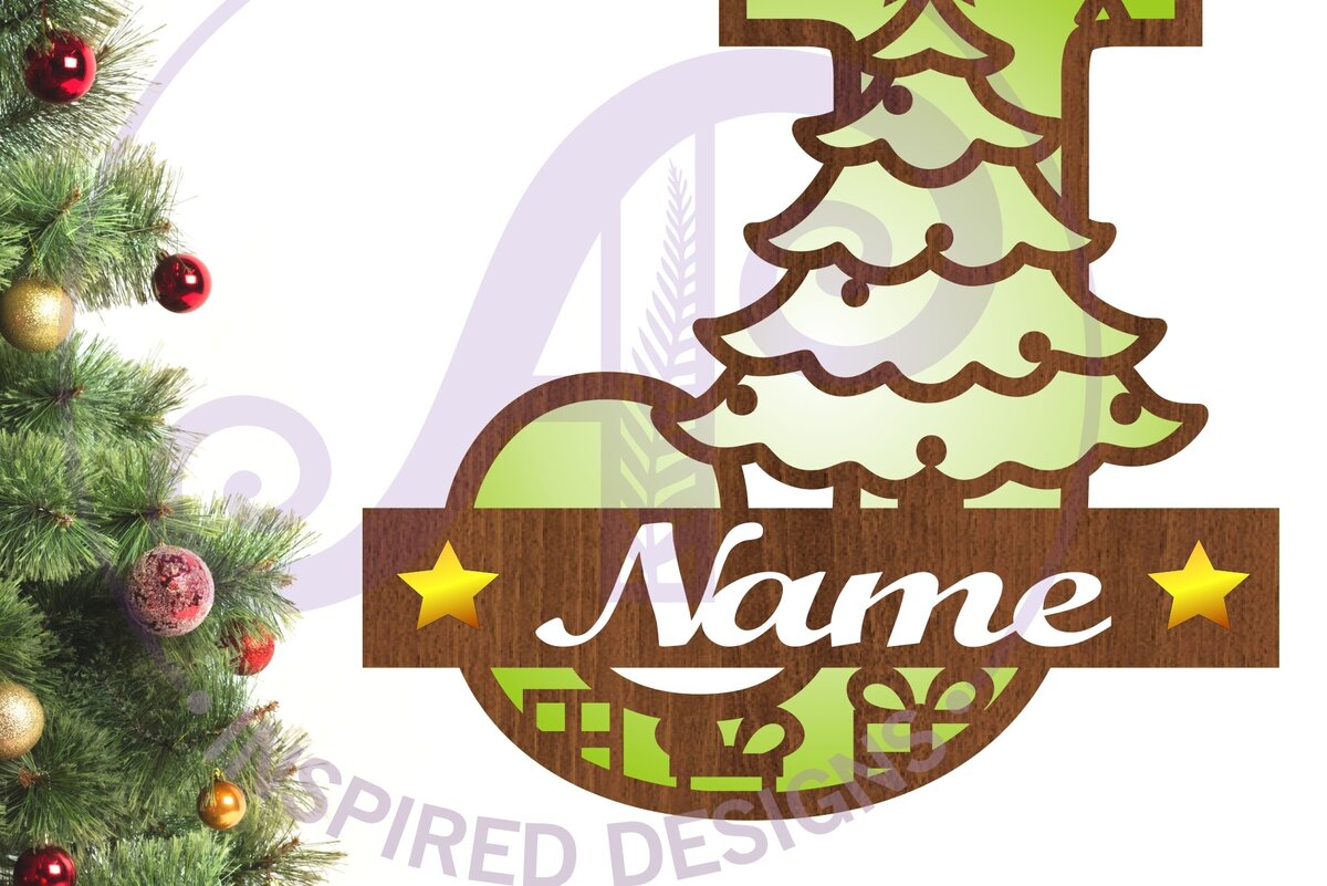 Intra απο ξύλο plywood 3mm-4mm πάχος Χριστουγεννιάτικο μονόγραμμα με κεφαλαίο γράμμα J Δίασταση 30x20 cm INTRAFABR-79721529