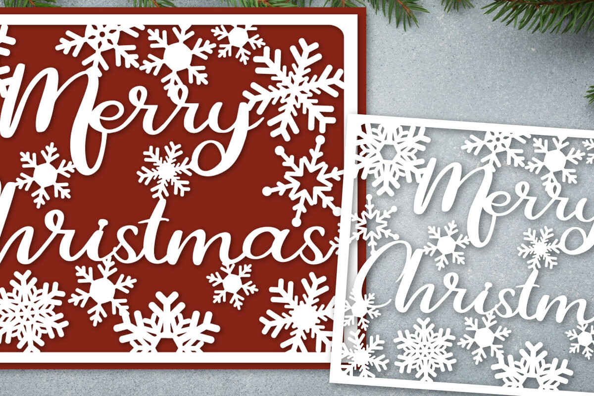 Σετ των 3 Intra απο ξύλο plywood 3mm-4mm πάχος Χριστουγεννιάτικη κάρτα Σχεδιασμός , νιφάδες χιονιού Δίασταση 5x4 cm INTRAFABR-120041140
