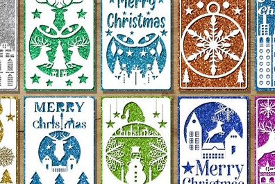 Intra απο ξύλο plywood 3mm-4mm πάχος Χριστουγεννιάτικη κάρτα κοπής με λέιζερ Δίασταση 30x30 cm INTRAFABR-42130636