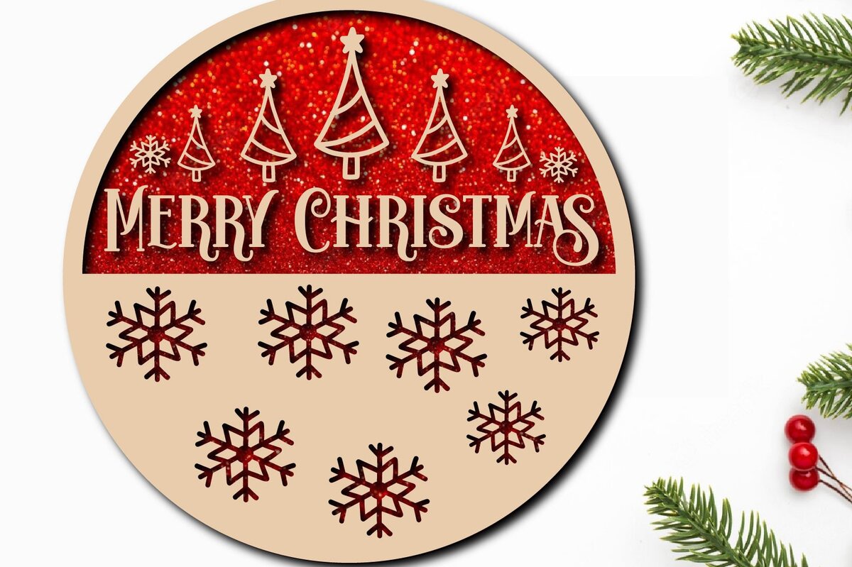 Σετ των 2 Intra απο ξύλο plywood 3mm-4mm πάχος Christmas Cardinal Bird Sign Cut  Δίασταση 15x15 cm INTRAFABR-40804146