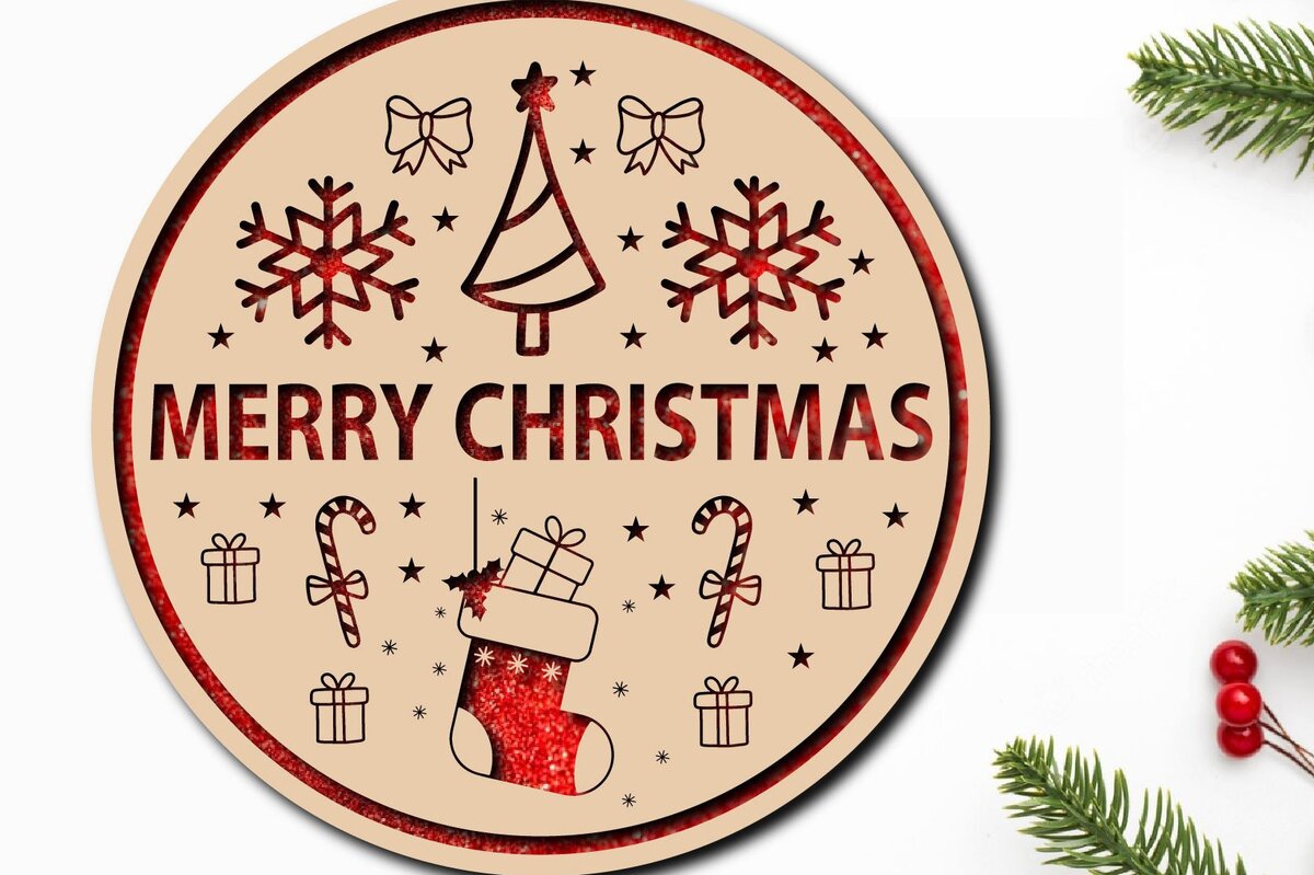 Σετ των 2 Intra απο ξύλο plywood 3mm-4mm πάχος Christmas Cardinal Bird Sign Cut  Δίασταση 15x15 cm INTRAFABR-40805770
