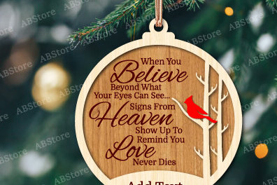 Σετ των 3 Intra απο ξύλο plywood 3mm-4mm πάχος Χριστουγεννιάτικο καρδινάλιο στολίδι με λέιζερ Δίασταση 8x8 cm INTRAFABR-105643310