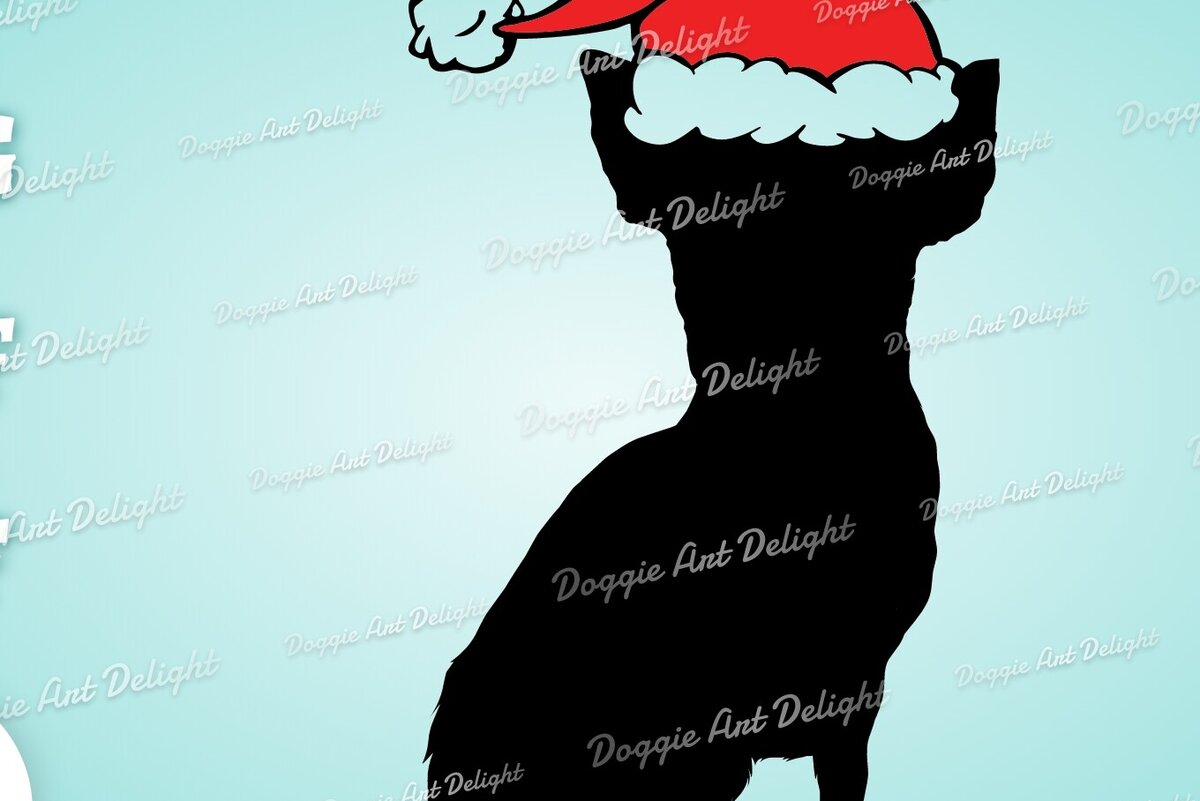 Σετ των 3 Intra απο ξύλο plywood 3mm-4mm πάχος Χριστούγεννα Chihuahua Dog Clipart Δίασταση 15x15 cm INTRAFABR-83107684