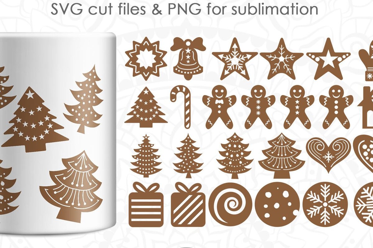 Σετ των 3 Intra απο ξύλο plywood 3mm-4mm πάχος Χριστουγεννιάτικο μπισκότο , μπισκότο μελόψωμο Δίασταση 3x3 cm INTRAFABR-35501550