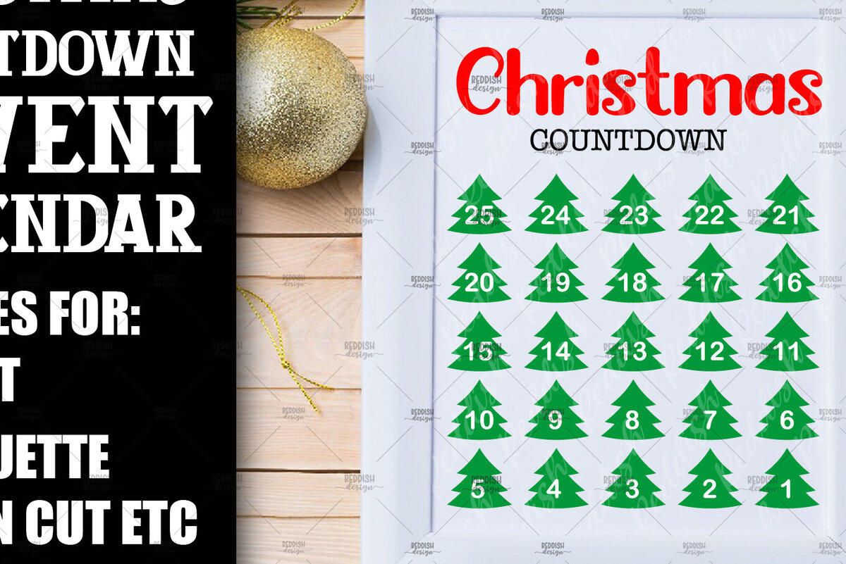 Σετ των 3 Intra απο ξύλο plywood 3mm-4mm πάχος Αντίστροφη μέτρηση Χριστουγέννων, Ημερολόγιο Advent Δίασταση 5x5 cm INTRAFABR-108805908