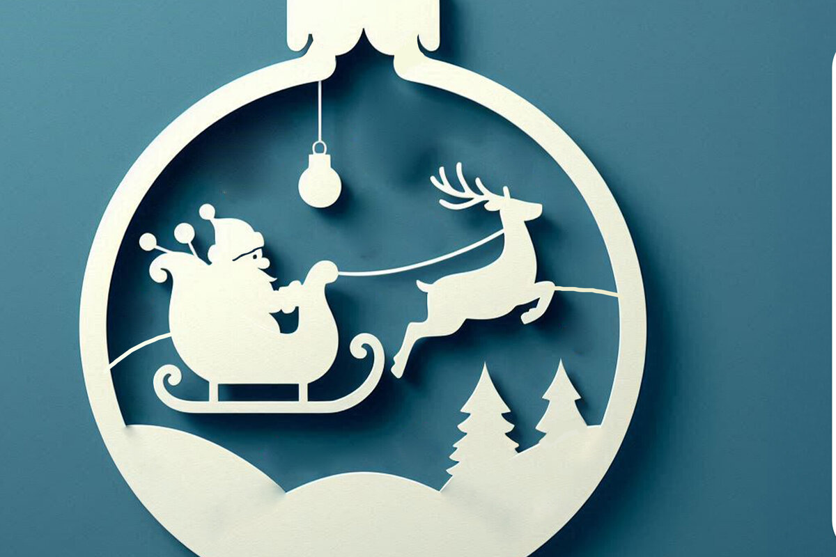 Σετ των 3 Intra απο ξύλο plywood 3mm-4mm πάχος Χριστουγεννιάτικο ντεκόρ Cut Δίασταση 4x4 cm INTRAFABR-110893928