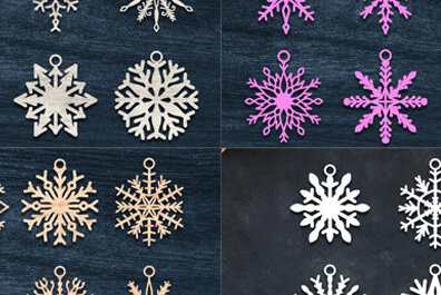 Intra απο ξύλο plywood 3mm-4mm πάχος Χριστουγεννιάτικα στολίδια με Δίασταση 30x30 cm INTRAFABR-57624526