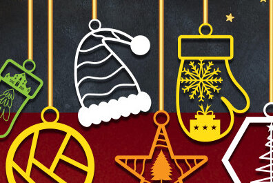 Σετ των 2 Intra απο ξύλο plywood 3mm-4mm πάχος ΧΡΙΣΤΟΥΓΕΝΝΙΑΤΙΚΑ Διακοσμητικά Δέσμη κοπής με λέιζερ Δίασταση 15x15 cm INTRAFABR-51031254