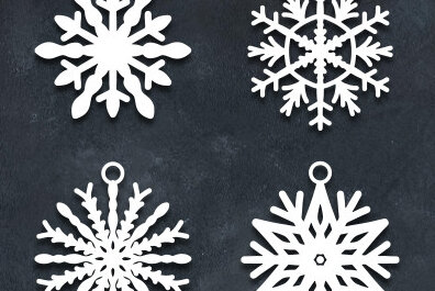 Σετ των 2 Intra απο ξύλο plywood 3mm-4mm πάχος ΧΡΙΣΤΟΥΓΕΝΝΙΑΤΙΚΑ Διακοσμητικά Δίασταση 15x15 cm INTRAFABR-51816216