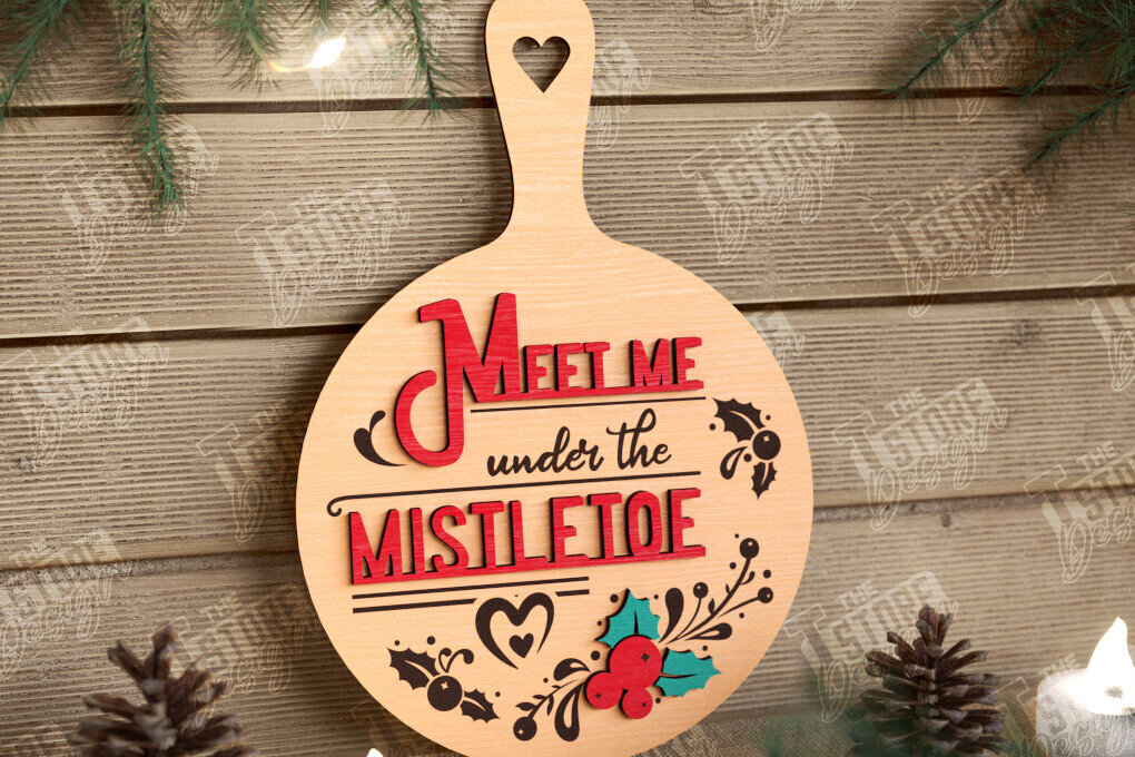 Intra απο ξύλο plywood 3mm-4mm πάχος Χριστουγεννιάτικο Διακοσμητικό Μίνι Κοπτικό Πίνακας Δίασταση 40x40 cm INTRAFABR-108900478