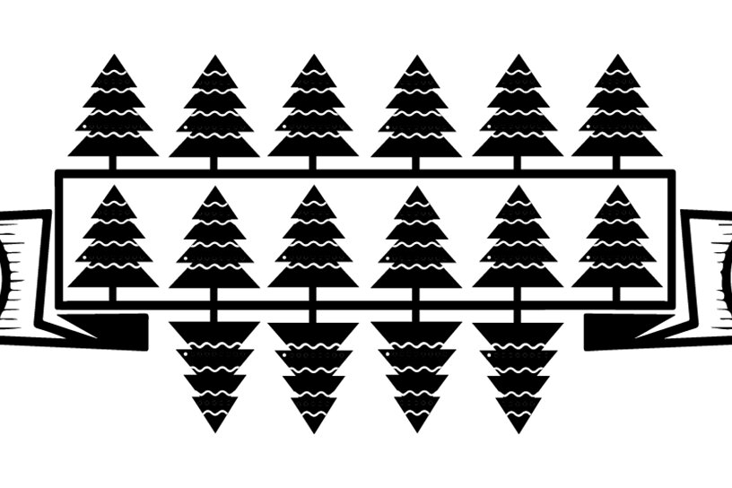 Σετ των 2 Intra απο ξύλο plywood 3mm-4mm πάχος Χριστουγεννιάτικο σχέδιο Δίασταση 15x15 cm INTRAFABR-55726234