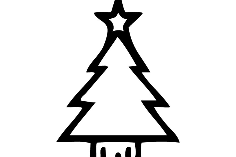 Σετ των 2 Intra απο ξύλο plywood 3mm-4mm πάχος Χριστουγεννιάτικο σχέδιο Δίασταση 15x15 cm INTRAFABR-56583985