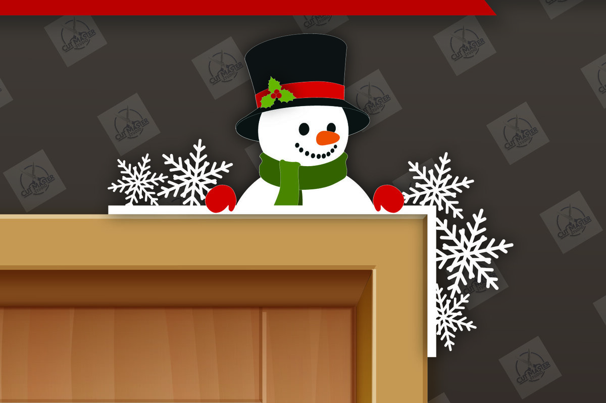 Σετ των 3 Intra απο ξύλο plywood 3mm-4mm πάχος Χριστουγεννιάτικη γωνιακή πόρτα με λέιζερ Δίασταση 15x15 cm INTRAFABR-110695657