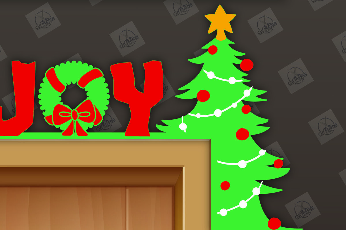 Σετ των 2 Intra απο ξύλο plywood 3mm-4mm πάχος Χριστουγεννιάτικη γωνιακή πόρτα με λέιζερ Δίασταση 15x15 cm INTRAFABR-110695887