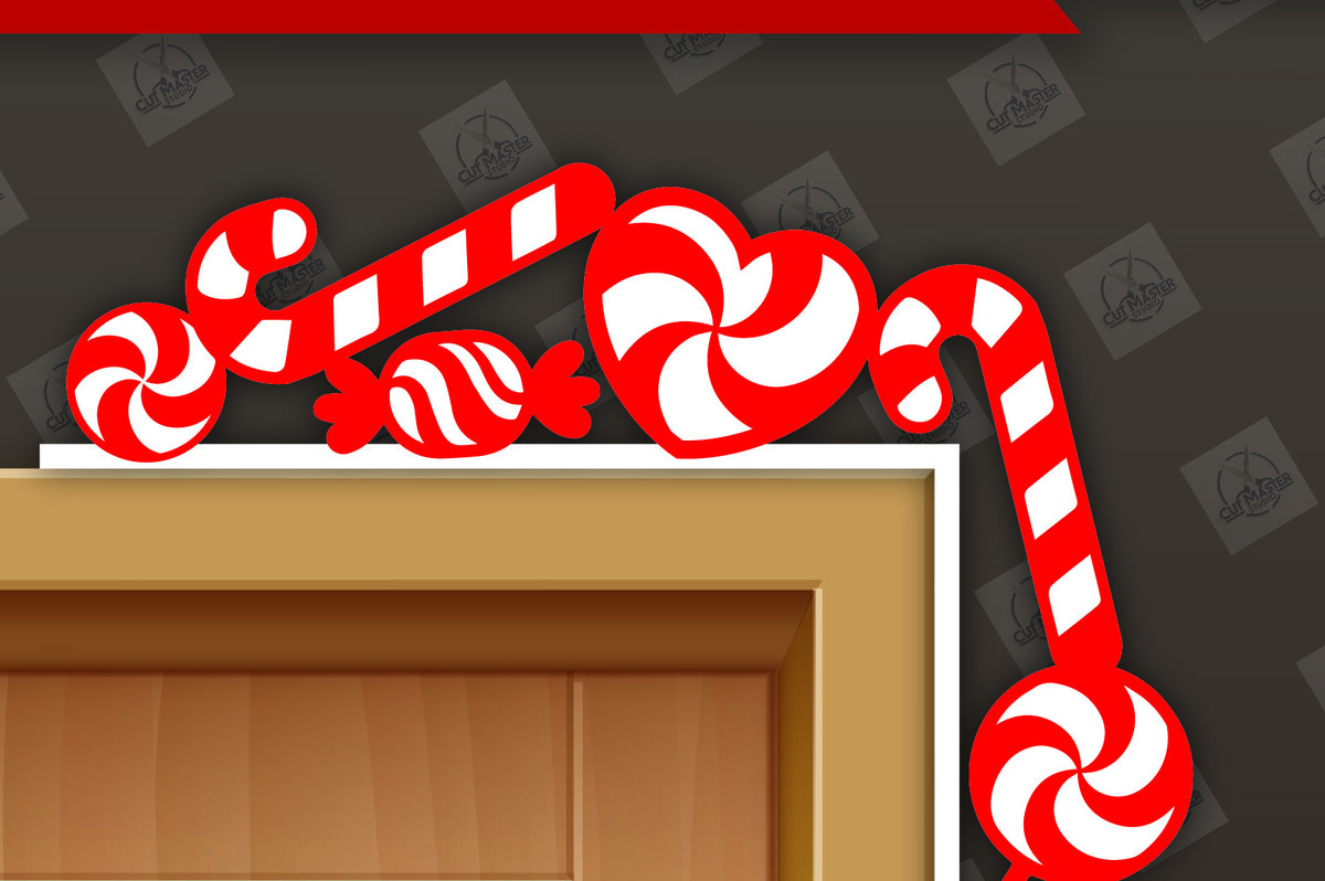 Σετ των 2 Intra απο ξύλο plywood 3mm-4mm πάχος Χριστουγεννιάτικη γωνιακή πόρτα με λέιζερ Δίασταση 15x15 cm INTRAFABR-110695993