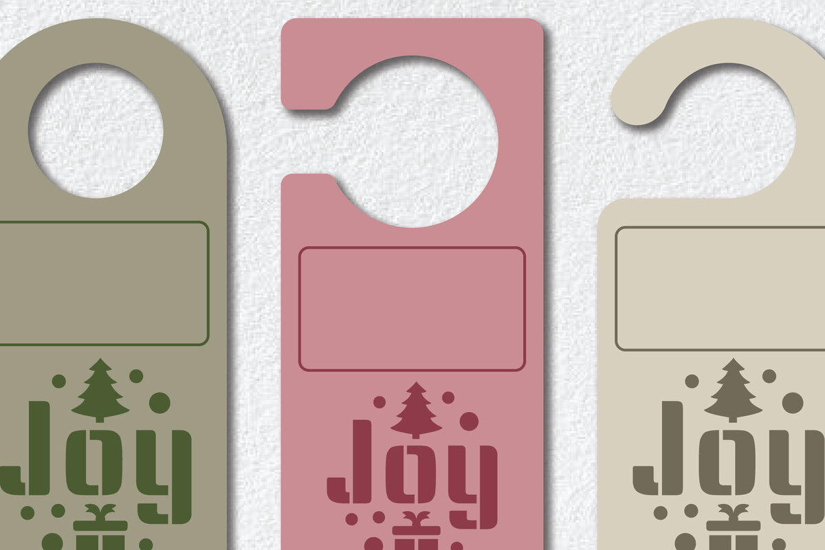 Intra απο ξύλο plywood 3mm-4mm πάχος Χριστουγεννιάτικο Κρεμάστρες Πόρτας Πρότυπο Δίασταση 15x15 cm INTRAFABR-111785993