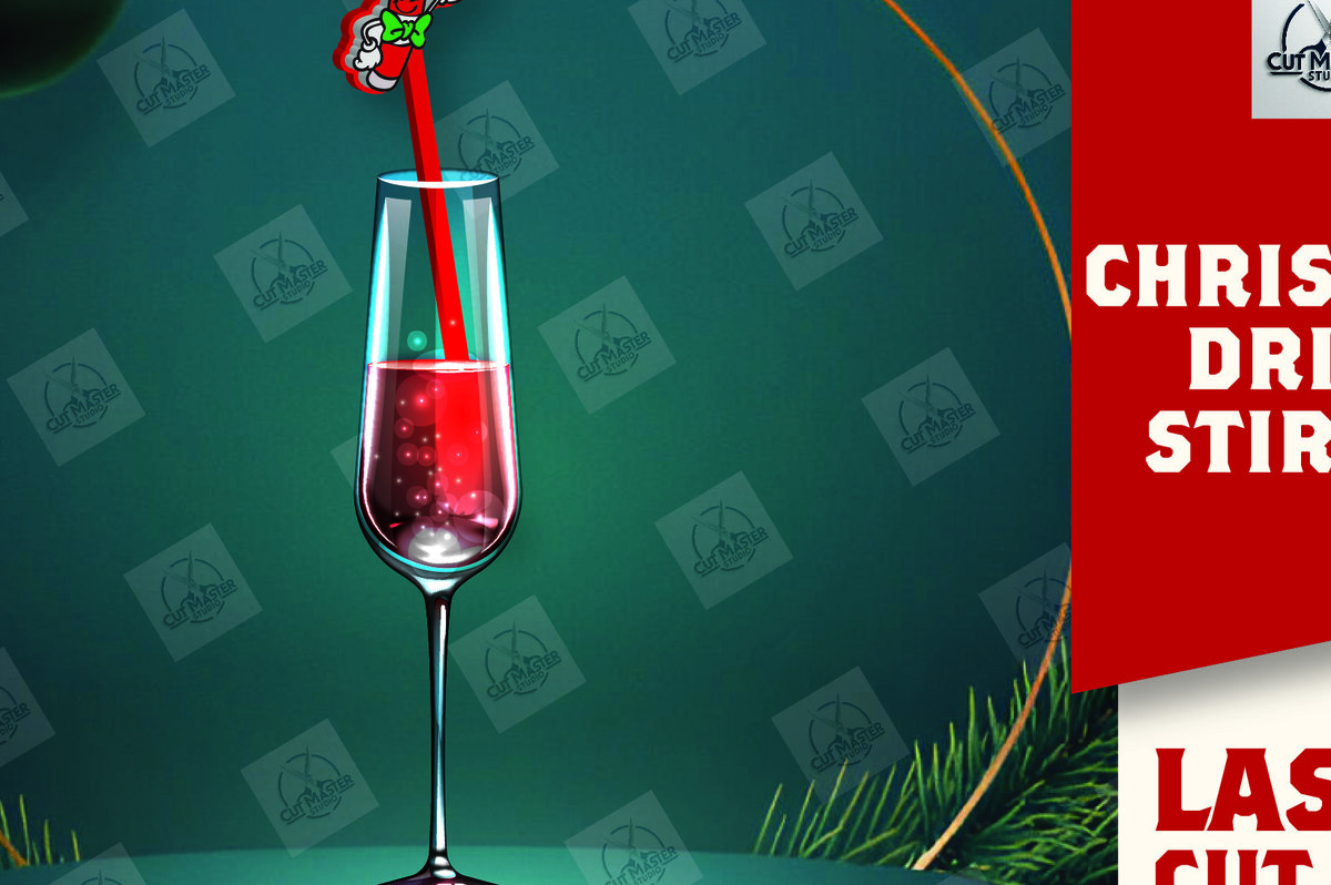 Σετ των 2 Intra απο ξύλο plywood 3mm-4mm πάχος Χριστουγεννιάτικος αναδευτήρας ποτού με λέιζερ Δίασταση 15x15 cm INTRAFABR-110324447