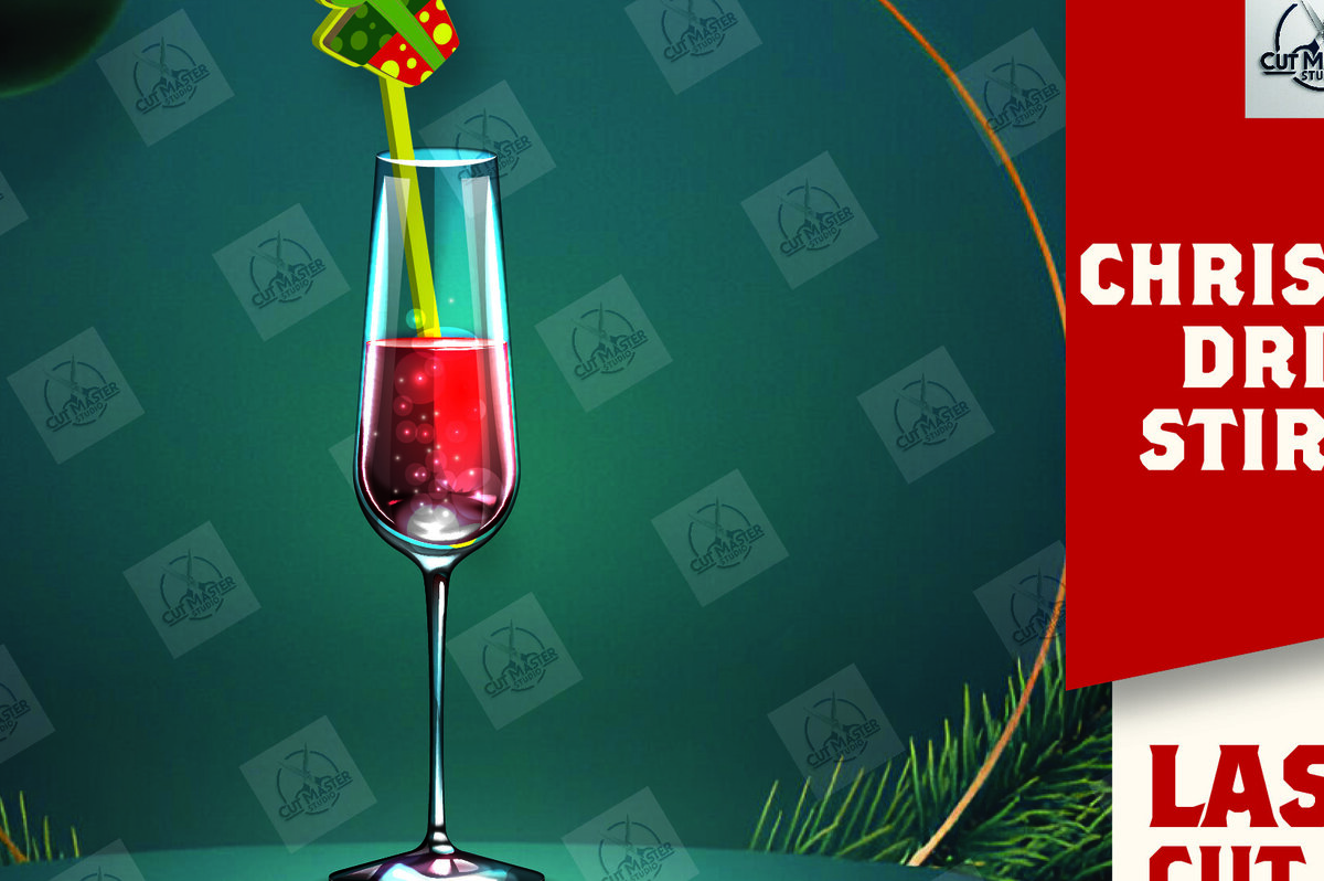 Σετ των 2 Intra απο ξύλο plywood 3mm-4mm πάχος Χριστουγεννιάτικος αναδευτήρας ποτού με λέιζερ Δίασταση 15x15 cm INTRAFABR-110324568